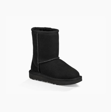 UGG Classic II Black Boots for Toddlers (LQZV01759)